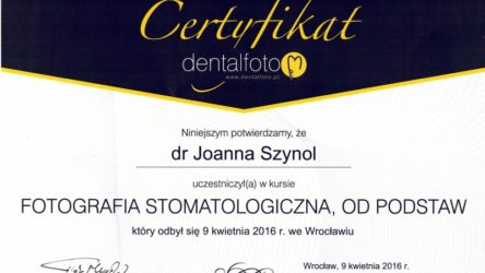 lek. dent. Joanna Szynol