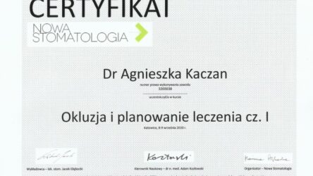 lek. dent. Agnieszka Kaczan