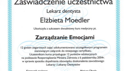 lek. dent. Elżbieta Moedler
