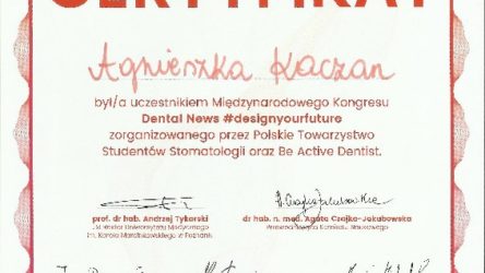 lek. dent. Agnieszka Kaczan