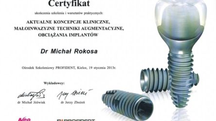 lekarz, lek. dent. Michał Rokosa