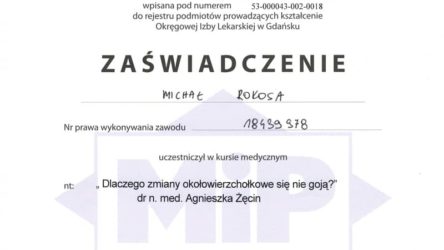 lekarz, lek. dent. Michał Rokosa
