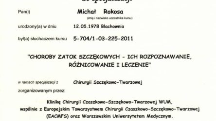 lekarz, lek. dent. Michał Rokosa