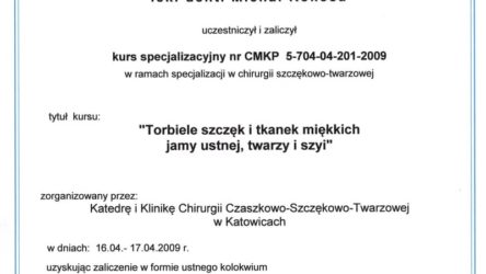 lekarz, lek. dent. Michał Rokosa