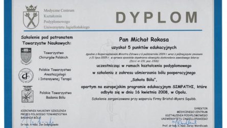 lekarz, lek. dent. Michał Rokosa