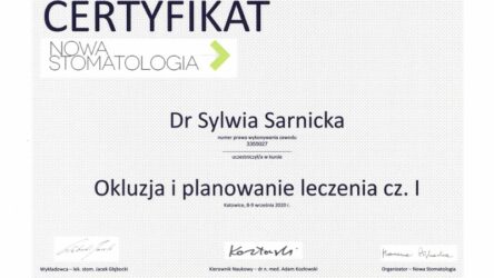 lek. dent. Sylwia Sarnicka-Królik