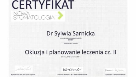 lek. dent. Sylwia Sarnicka-Królik