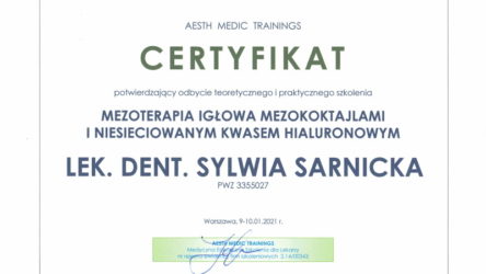 lek. dent. Sylwia Sarnicka-Królik