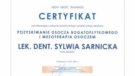 lek. dent. Sylwia Sarnicka-Królik