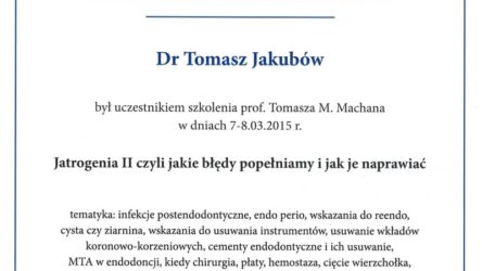 lek. dent. Tomasz Jakubów