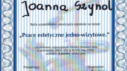 lek. dent. Joanna Szynol