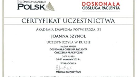 lek. dent. Joanna Szynol