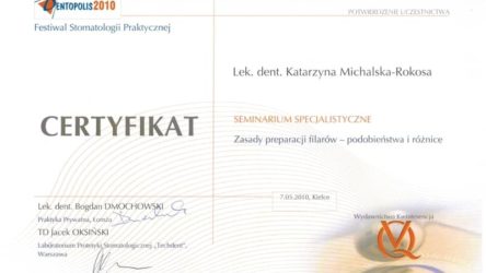lek. dent. Katarzyna Michalska-Rokosa