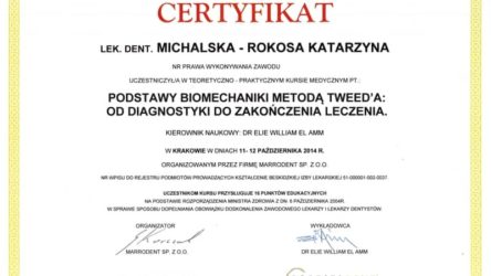 lek. dent. Katarzyna Michalska-Rokosa