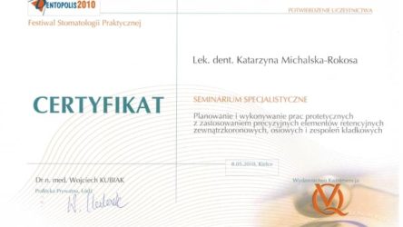 lek. dent. Katarzyna Michalska-Rokosa