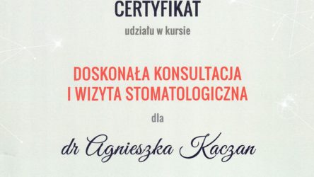 lek. dent. Agnieszka Kaczan